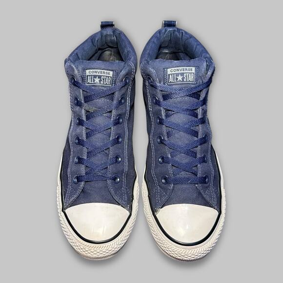 Converse Chuck Taylor All Star Navy Blue High Top Sneakers - Men’s Size 12 - Picture 3 of 7